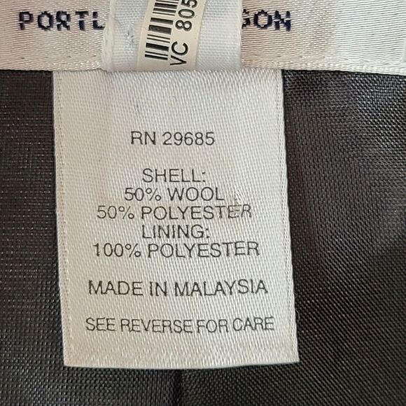 Pendleton Wool Zip-Up Olive Green Long Sleeve Jacket Size 16 - Picture 4 of 12